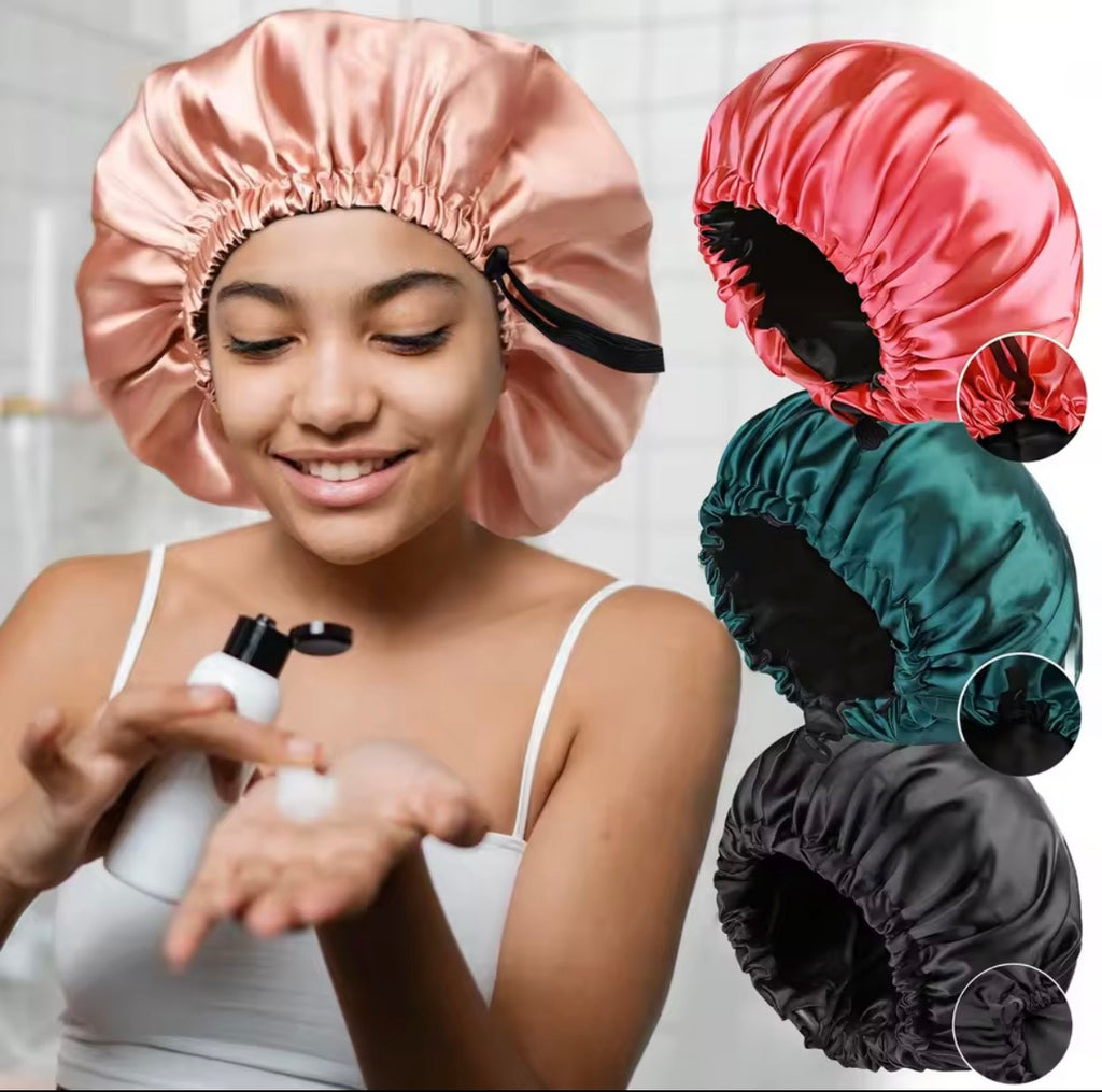 Bonnet en Soie Douce — Soin Capillaire Nuit