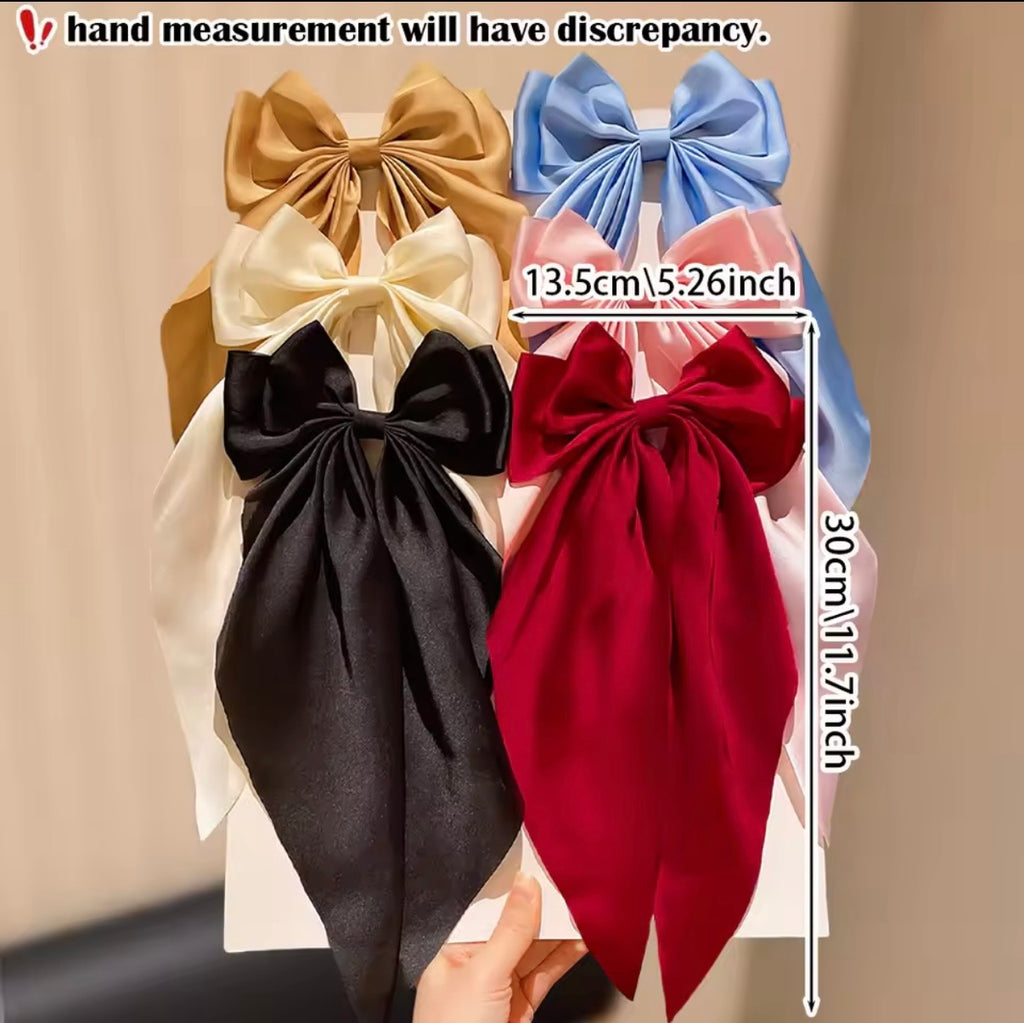Pince à Cheveux Grand Nœud — Accessoire Élégant du Quotidien