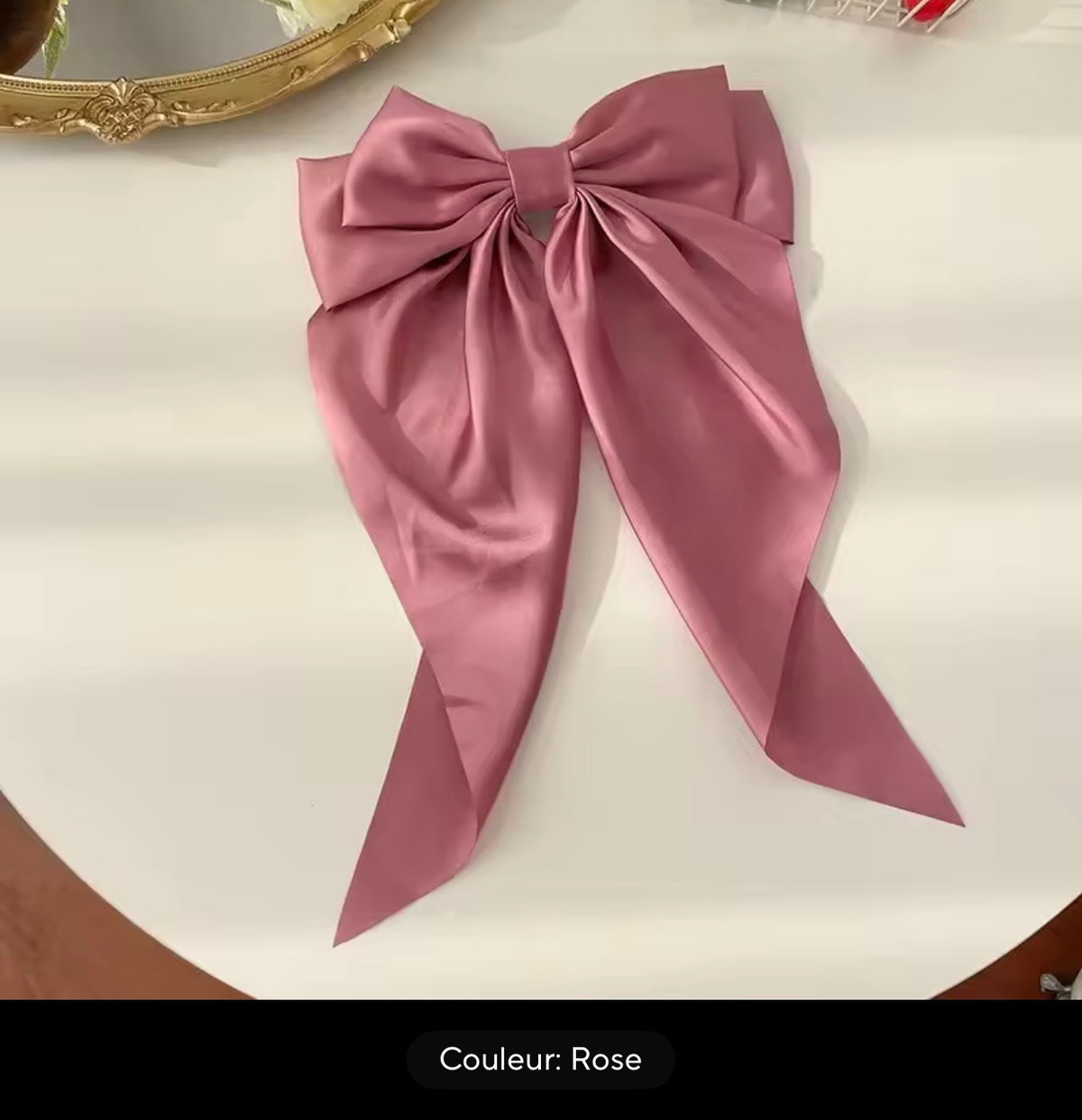 Pince à Cheveux Grand Nœud — Accessoire Élégant du Quotidien