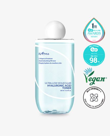 Isntree — Ultra-Low Molecular Hyaluronic Acid Toner (300 ml)