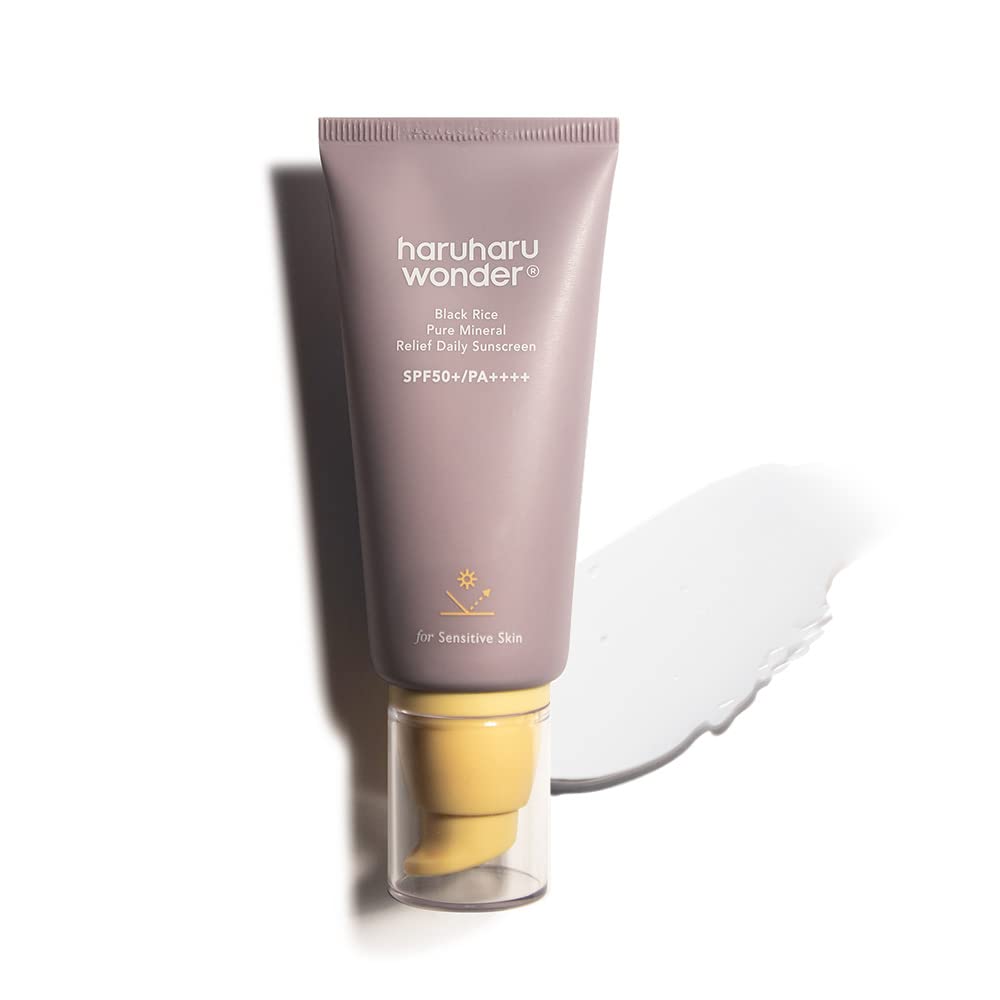 Haruharu Wonder Black Rice Pure Mineral Relief Daily Sunscreen SPF50+ 50 ml